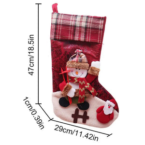 Christmas Stockings Christmas Tree Cute Stockings Holiday Stockings Christmas Stuffers Candy Bag Christmas Gift Bag Santa Elk Socks Fireplace Decorations