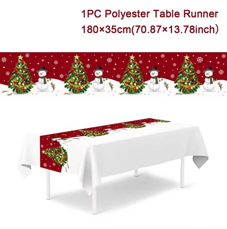 Christmas Table Runner Christmas Decoration for Home Table Runner Christmas Ornament New Year Gifts Home Decor Gifts