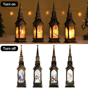 Christmas LED Night Light Santa Claus Snowman Lantern Lamp Table Ornament Christmas Decoration for Home Xmas Gifts Desk Lamp