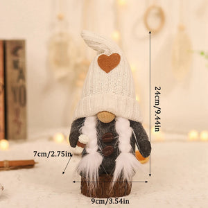 Christmas Doll for Home Christmas Decor Dolls Gnome Dolls New Year Plush Dolls Coffee Bar Decoration Home Desktop Xmas Ornament