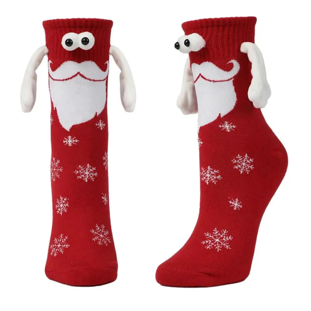 Couple Socks Hand Holding Socks With Magnetic Suction In The Tube For Couples And Versatile Socks Christmas Socks Christmas Gifts for Couples