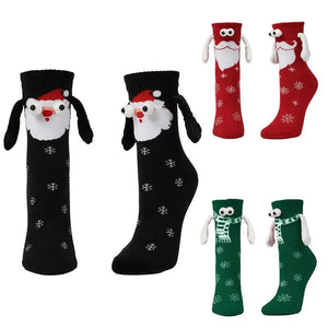 Couple Socks Hand Holding Socks With Magnetic Suction In The Tube For Couples And Versatile Socks Christmas Socks Christmas Gifts for Couples