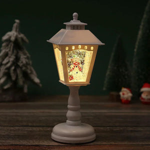 Christmas Decorations Wind Lights Music Desk Lights Small Night Lights Santa Lantern Christmas Children Gifts Christmas Lamps Holiday Decorations