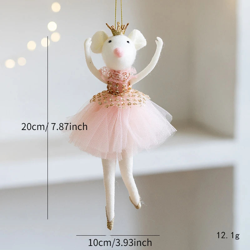 Christmas Dolls Christmas Decoration Ornament New Year Gift Christmas Angel Doll Tree Ornament Xmas Decoration for Home Cute Holiday Gift Decor Christmas Gift for Girls