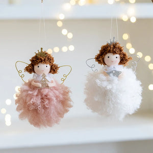 Christmas Dolls Christmas Decoration Ornament New Year Gift Christmas Angel Doll Tree Ornament Xmas Decoration for Home Cute Holiday Gift Decor Christmas Gift for Girls