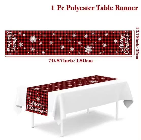 Christmas Table Runner Christmas Decoration for Home Table Runner Christmas Ornament New Year Gifts Home Decor Gifts