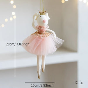 Christmas Dolls Christmas Decoration Ornament New Year Gift Christmas Angel Doll Tree Ornament Xmas Decoration for Home Cute Holiday Gift Decor Christmas Gift for Girls